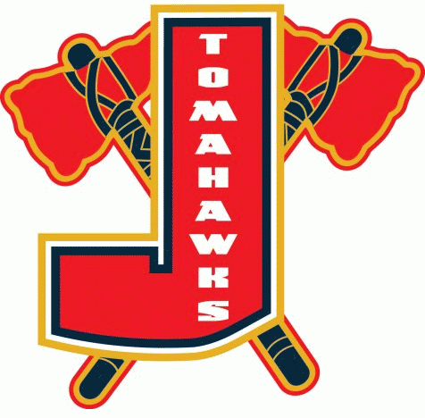 johnstown tomahawks 2012-pres secondary logo iron on heat transfer